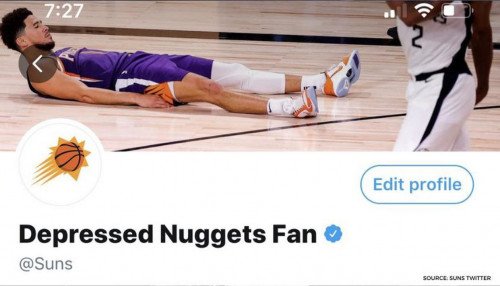 Аккаунт Phoenix Suns в Твиттере на ходу, развлекайтесь с мемами, оскорбленными другими командами НБА