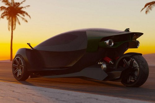 Самый быстрый в мире трехколесный электромобиль, представленный Daymak, превосходит ускорение Tesla Roadster на 0,01 секунды!